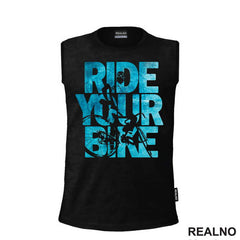 Ride - Blue - Bickilovi - Bike - Majica