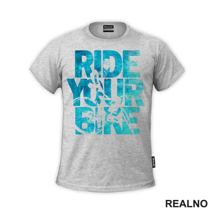 Ride - Blue - Bickilovi - Bike - Majica
