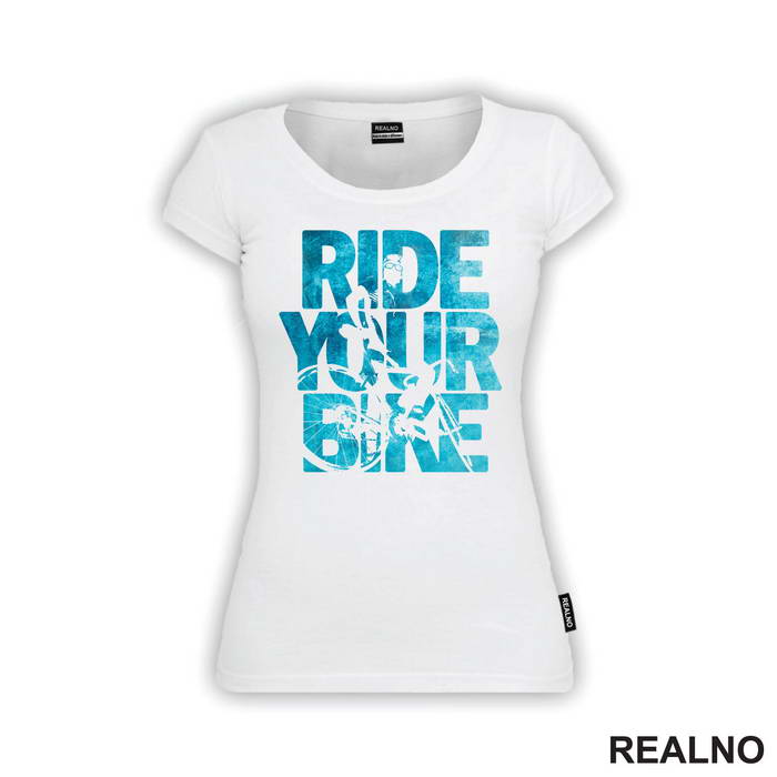 Ride - Blue - Bickilovi - Bike - Majica