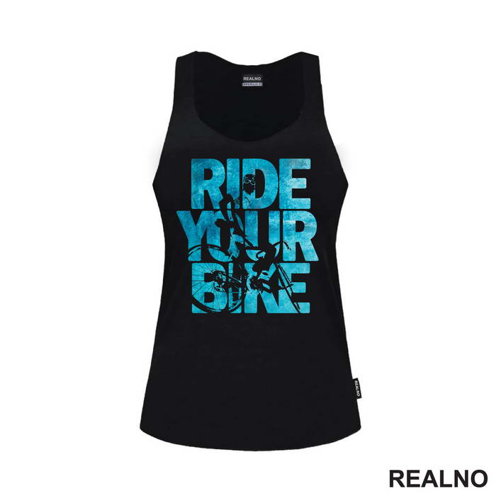 Ride - Blue - Bickilovi - Bike - Majica