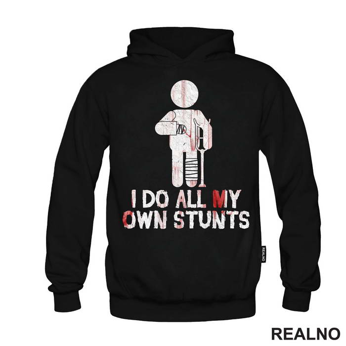 I Do My Own Stunts - Bloody - Bickilovi - Bike - Majica