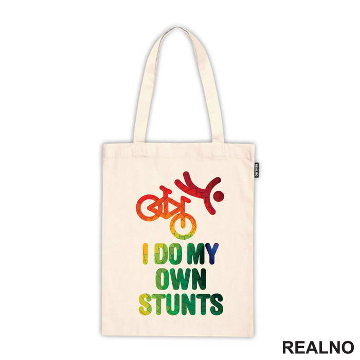 I Do My Own Stunts - Color Bricks - Bickilovi - Bike - Majica