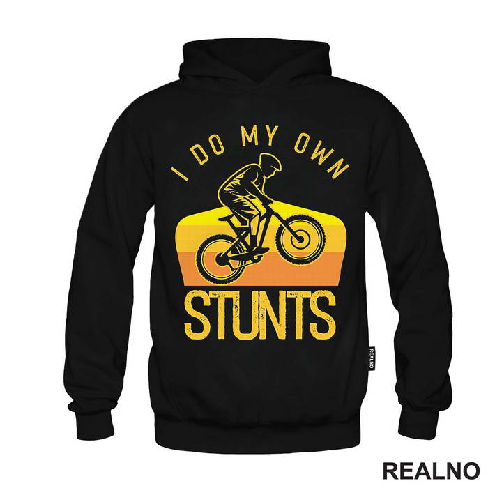 I Do My Own Stunts - Yellow - Bickilovi - Bike - Majica