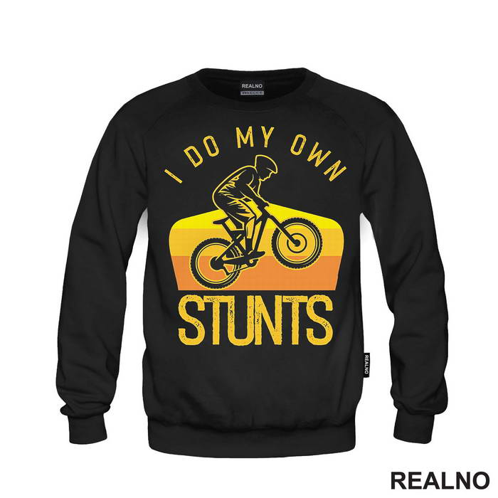 I Do My Own Stunts - Yellow - Bickilovi - Bike - Majica
