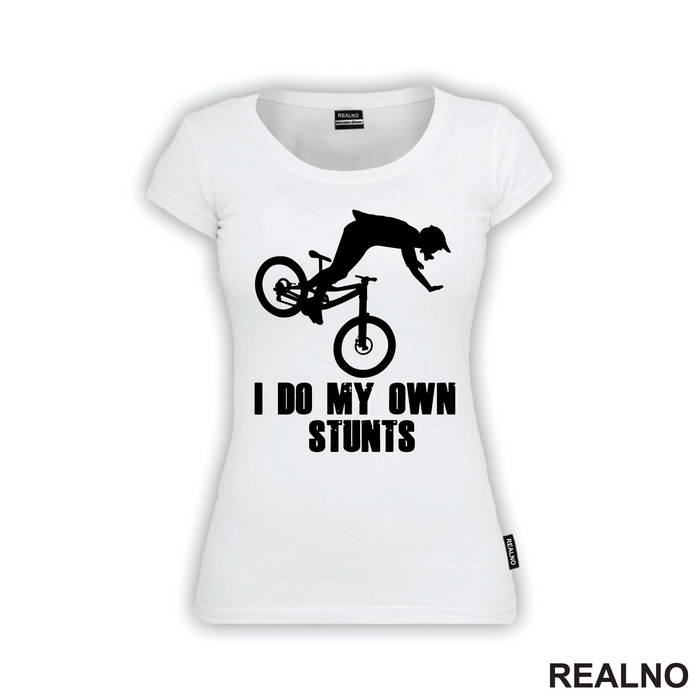 I Do My Own Stunts - Flying - Bickilovi - Bike - Majica