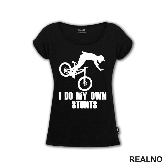 I Do My Own Stunts - Flying - Bickilovi - Bike - Majica