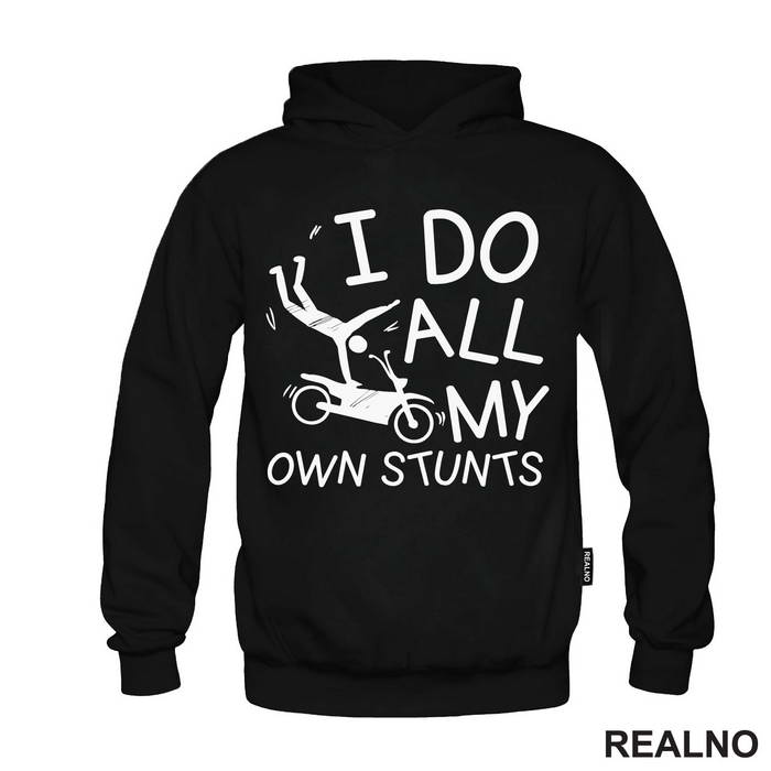 I Do My Own Stunts - Falling - Bickilovi - Bike - Majica