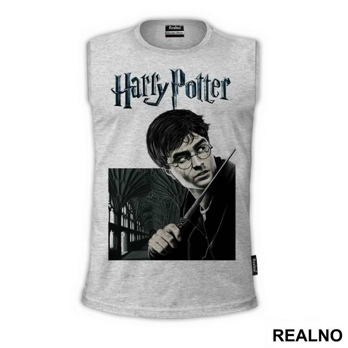 Logo And Portrait - Harry Potter - Majica