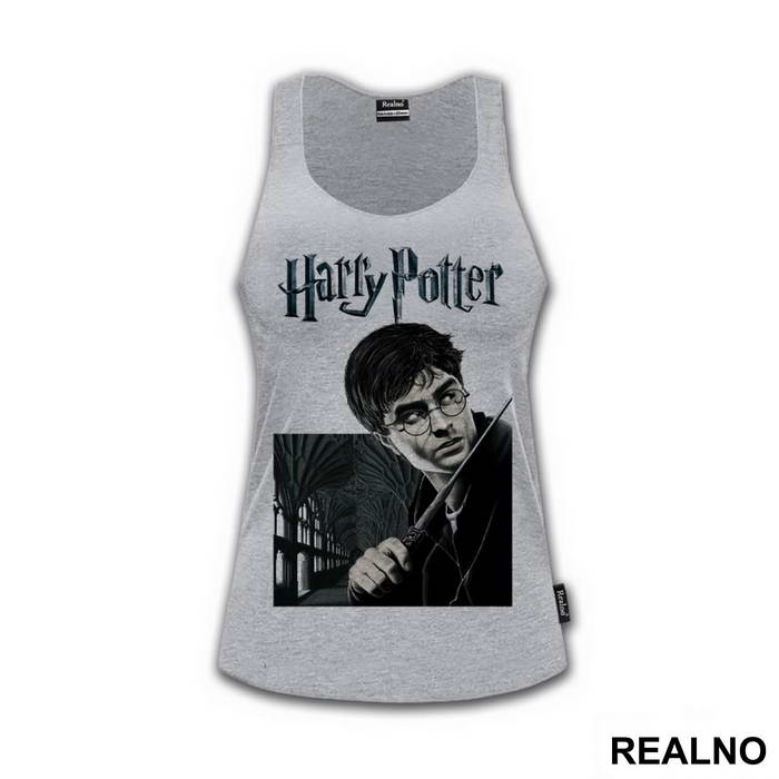 Logo And Portrait - Harry Potter - Majica