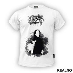 After All This Time? Always - Severus Snape Black And Grey Color Splatter - Harry Potter - Majica