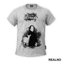 After All This Time? Always - Severus Snape Black And Grey Color Splatter - Harry Potter - Majica