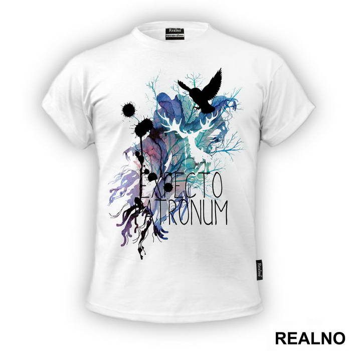Expecto Patronum - Splashing Colors - Harry Potter - Majica