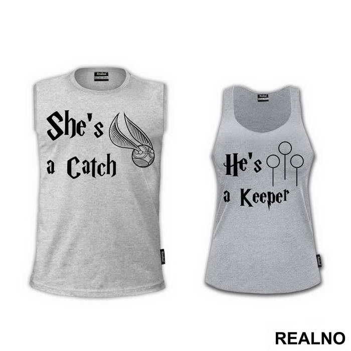 He's A Keeper, She's A Catch - Majice za parove