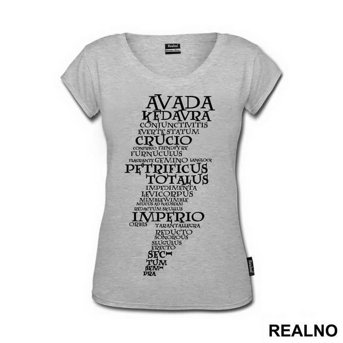 Spells In The Shape Of The Flash - Harry Potter - Majica