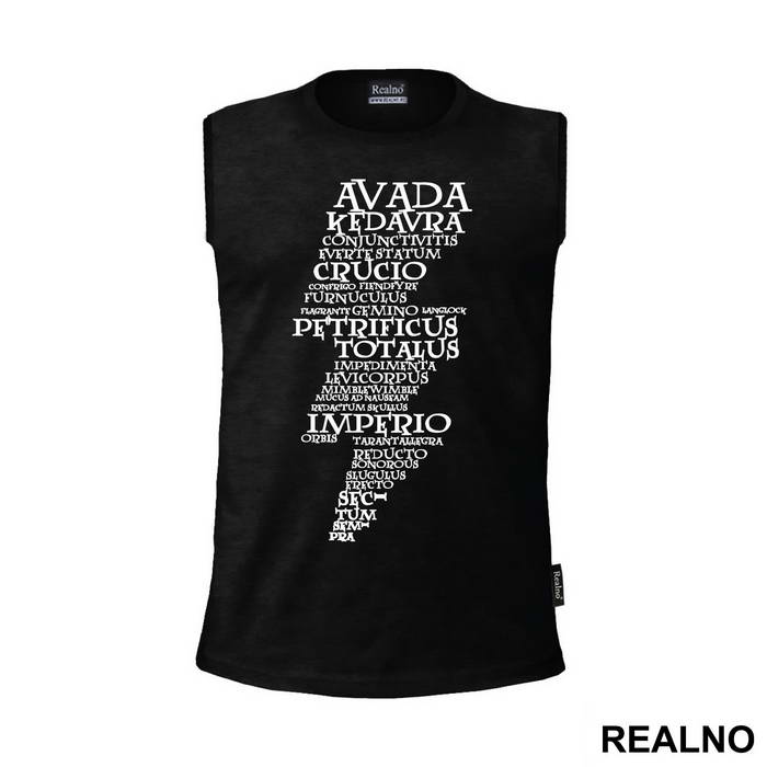 Spells In The Shape Of The Flash - Harry Potter - Majica