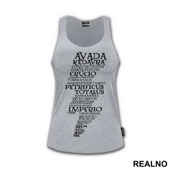 Spells In The Shape Of The Flash - Harry Potter - Majica