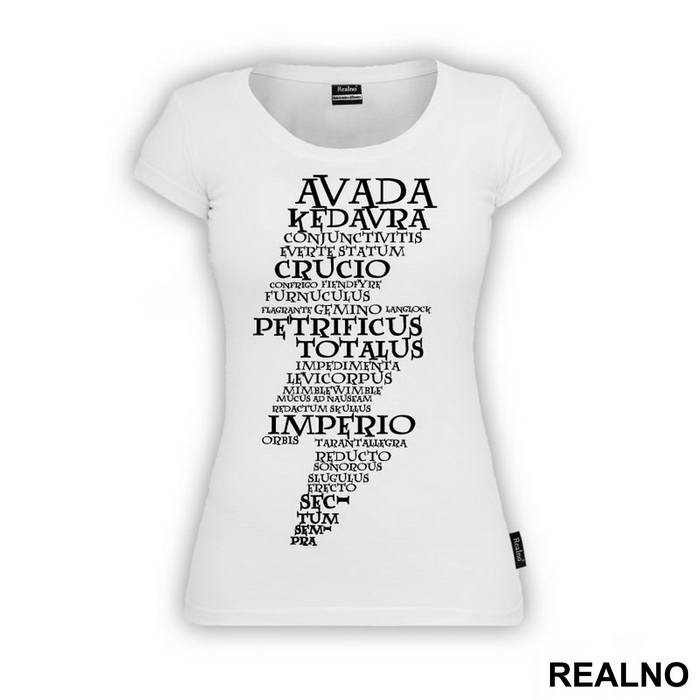 Spells In The Shape Of The Flash - Harry Potter - Majica