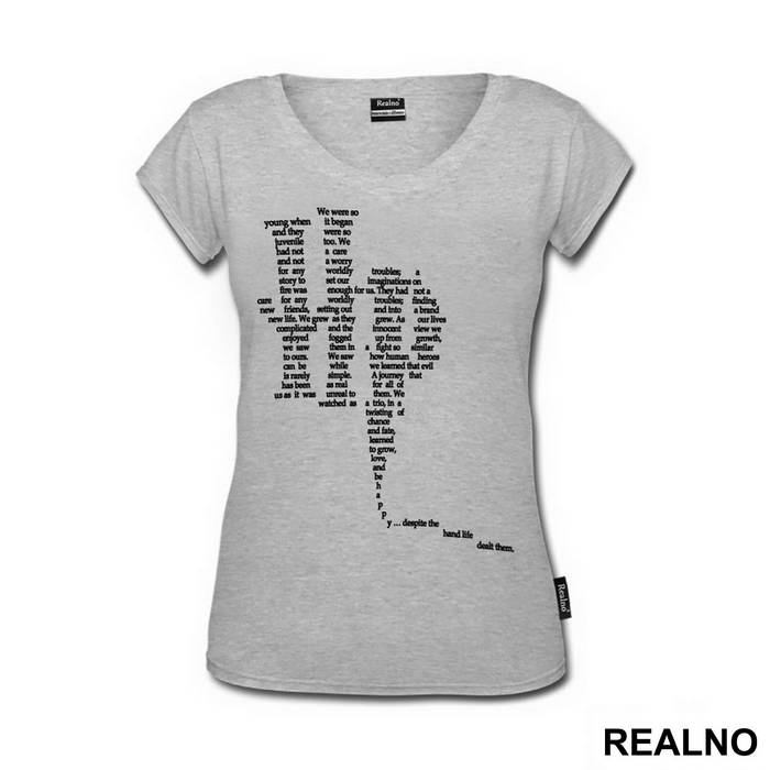 Quotes In The Shape Of The Letter H And P - Harry Potter - Majica