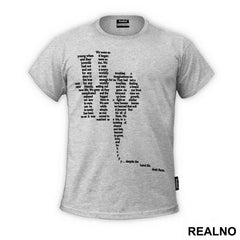 Quotes In The Shape Of The Letter H And P - Harry Potter - Majica