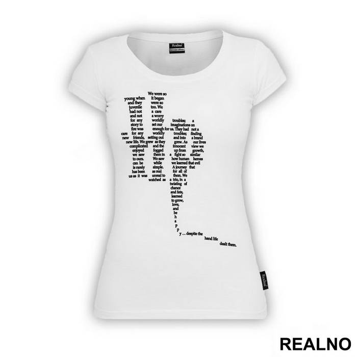 Quotes In The Shape Of The Letter H And P - Harry Potter - Majica
