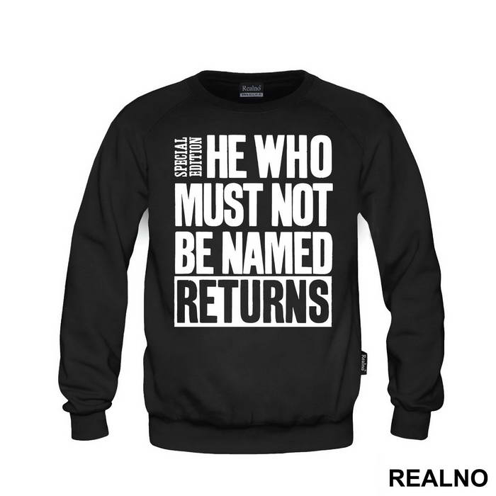 He Who Must Not Be Named Returns - Harry Potter - Majica