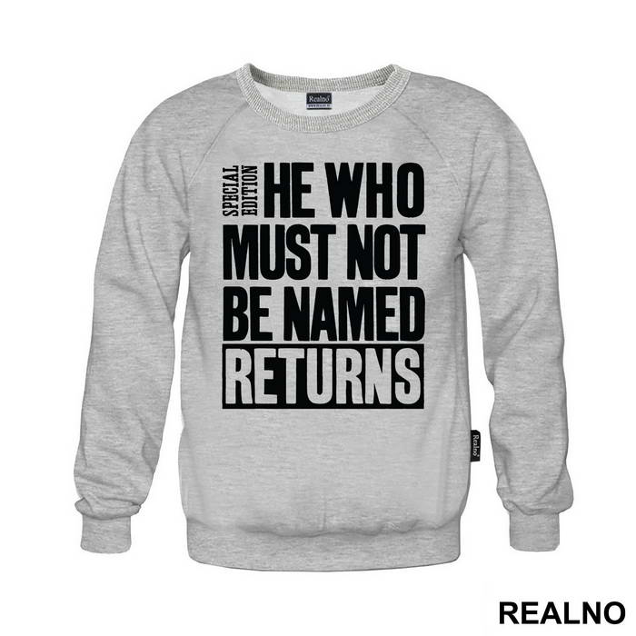 He Who Must Not Be Named Returns - Harry Potter - Majica