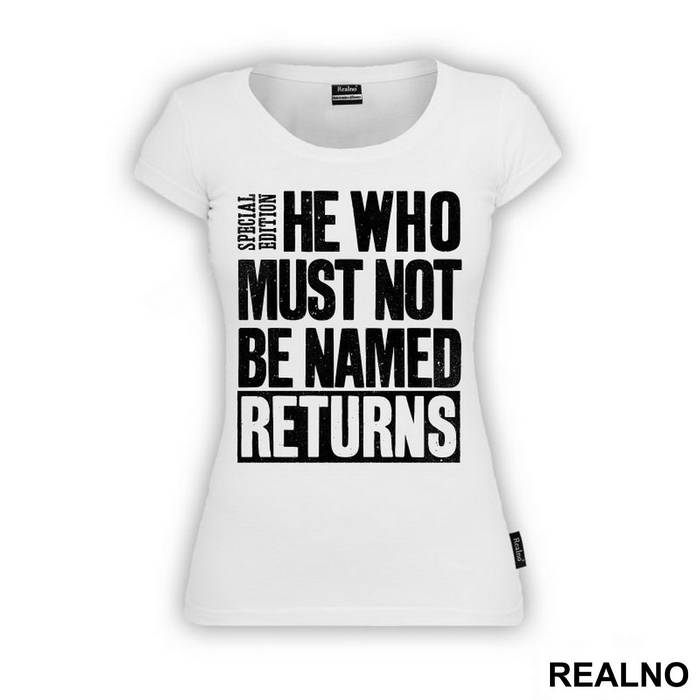 He Who Must Not Be Named Returns - Harry Potter - Majica