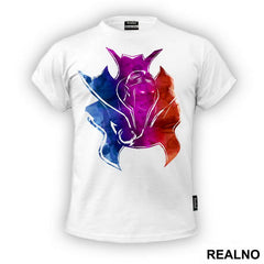 Invoker - Blue, Purple And Red - Dota 2 - Majica