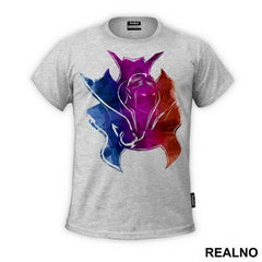 Invoker - Blue, Purple And Red - Dota 2 - Majica