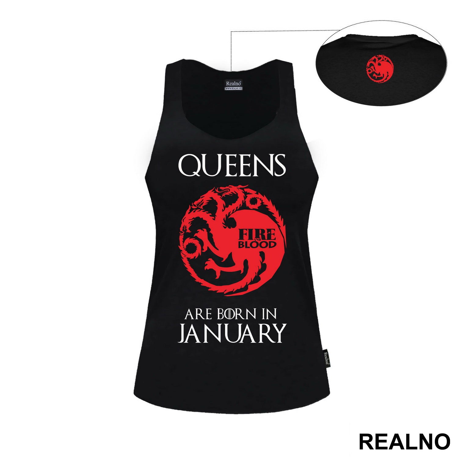 Queens Are Born In - House Targaryen - Game Of Thrones - GOT - Majica