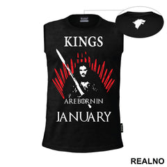 Kings Are Born - Jon Snow - House Stark - Game Of Thrones - GOT - Majica