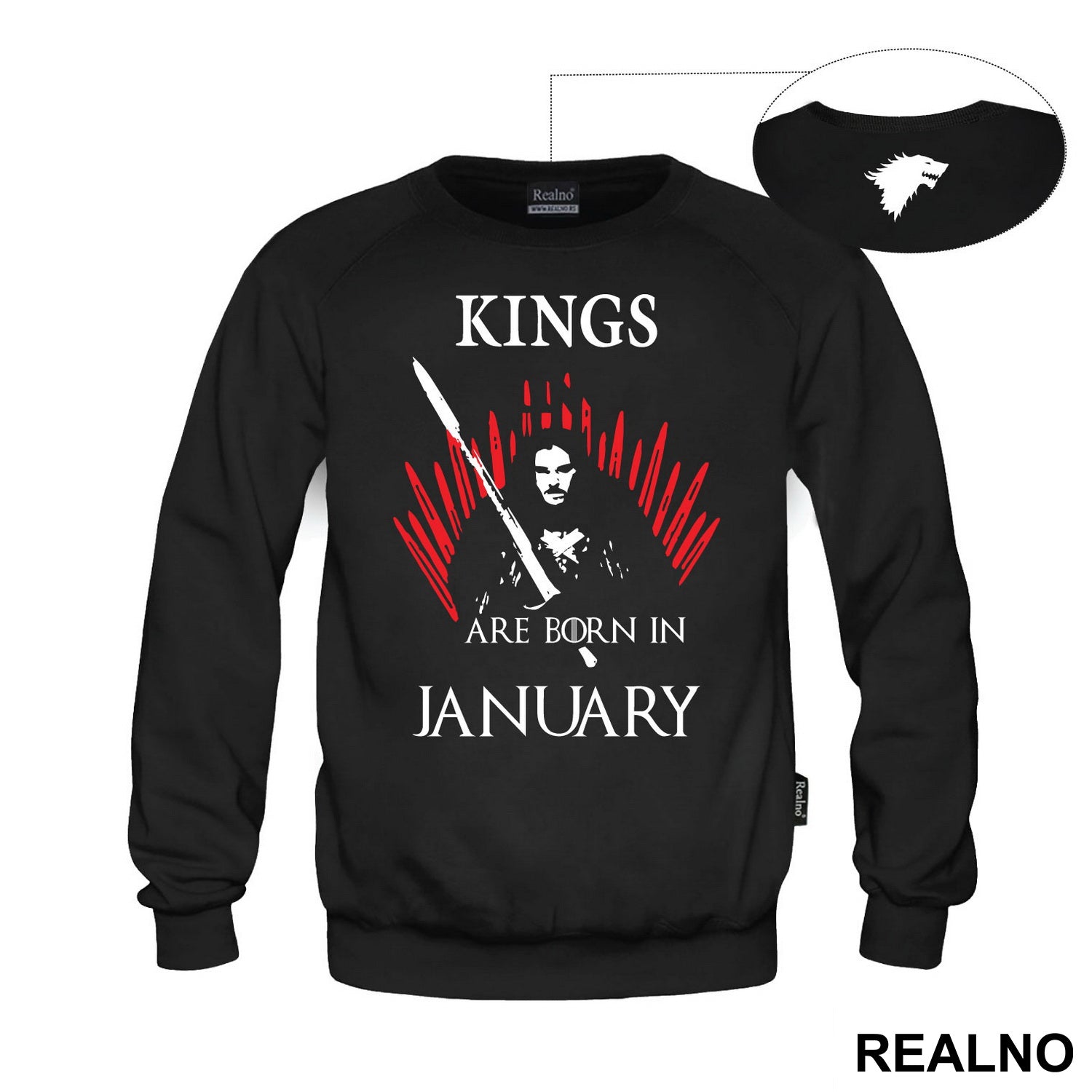 Kings Are Born - Jon Snow - House Stark - Game Of Thrones - GOT - Majica