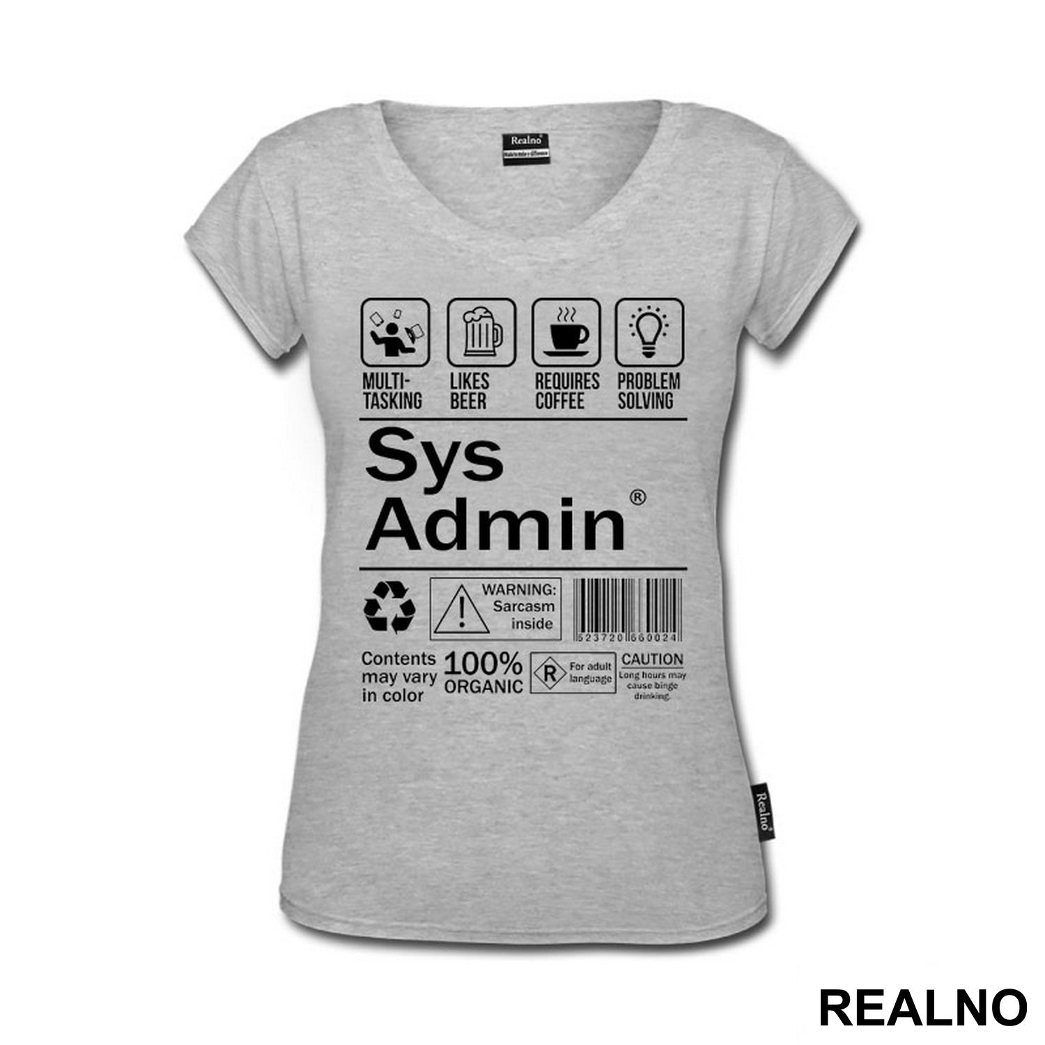 Sys Admin - Geek - Majica