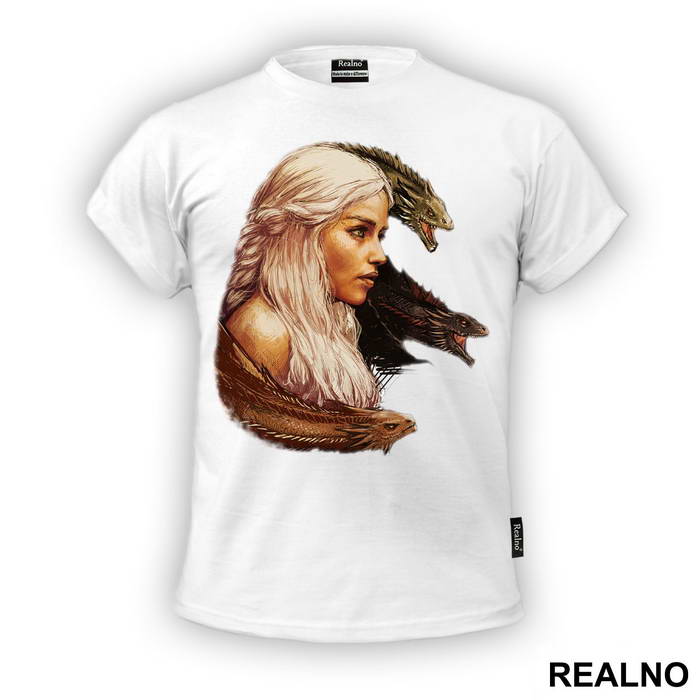 Khaleesi And The Dragons - House Targaryen - Game Of Thrones - GOT - Majica