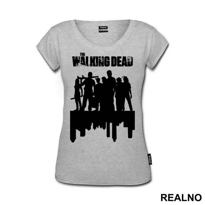 The Black Splatter - The Walking Dead - Majica