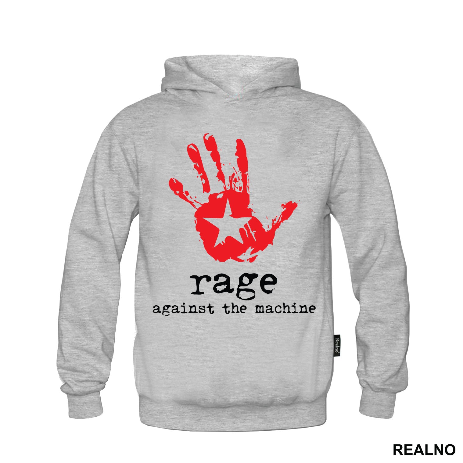 Rage Against The Machine - Red Hand And The Star - Muzika - Majica