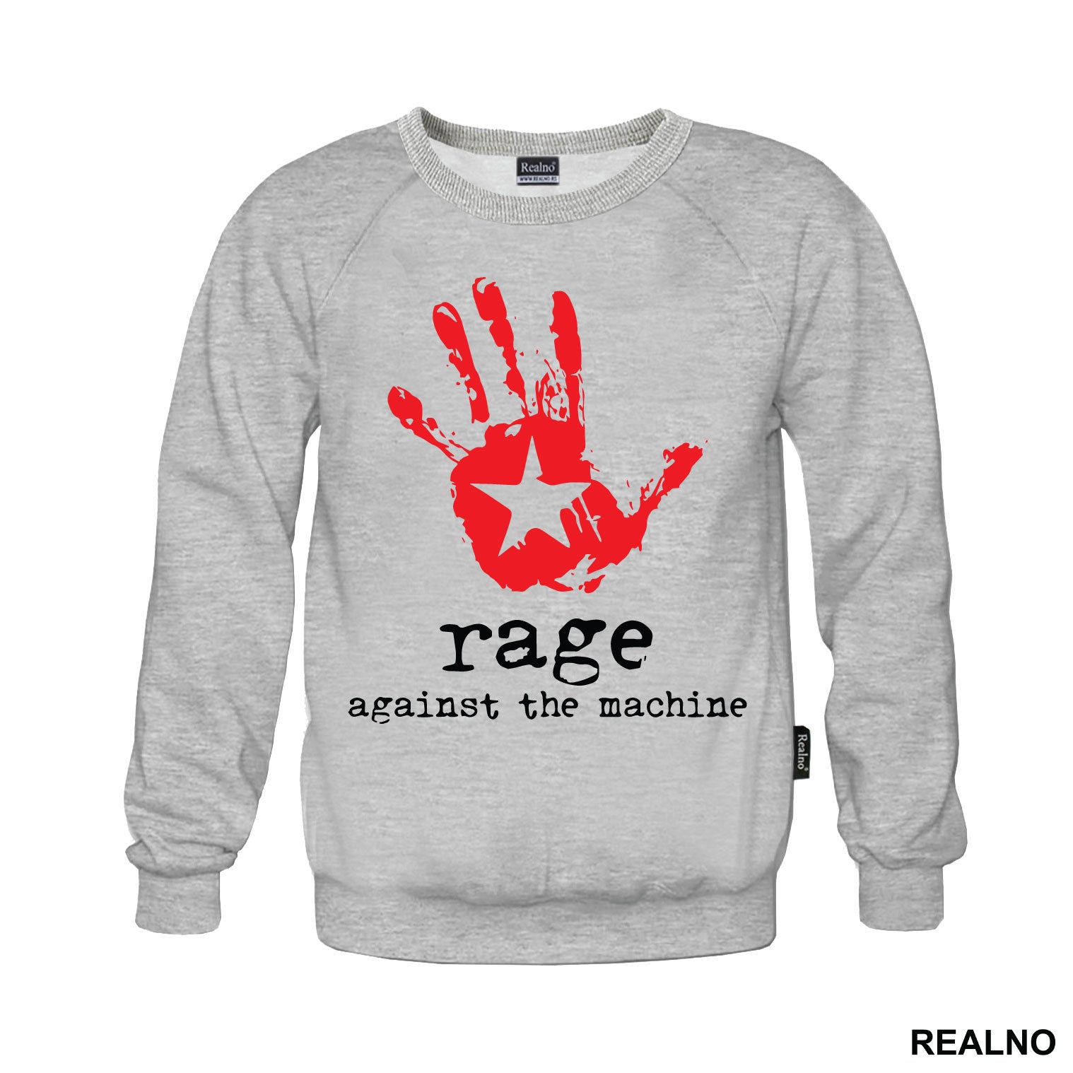 Rage Against The Machine - Red Hand And The Star - Muzika - Majica