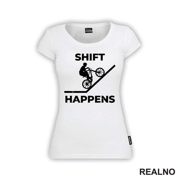 Shift Happens - Bickilovi - Bike - Majica