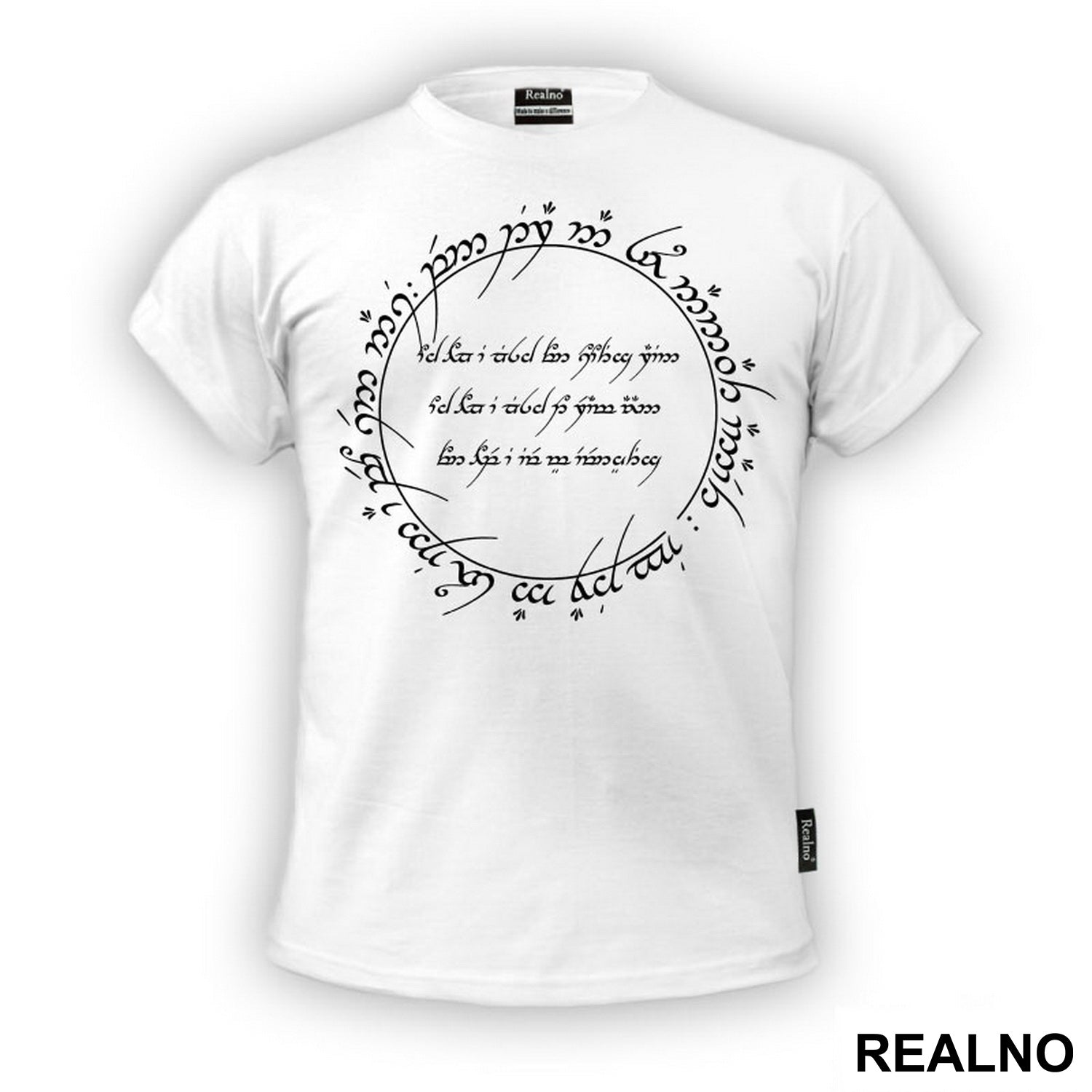 Tattoo - Elvish - Lord Of The Rings - LOTR - Majica