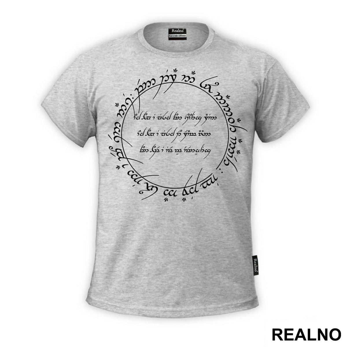 Tattoo - Elvish - Lord Of The Rings - LOTR - Majica