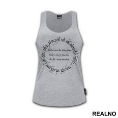 Tattoo - Elvish - Lord Of The Rings - LOTR - Majica