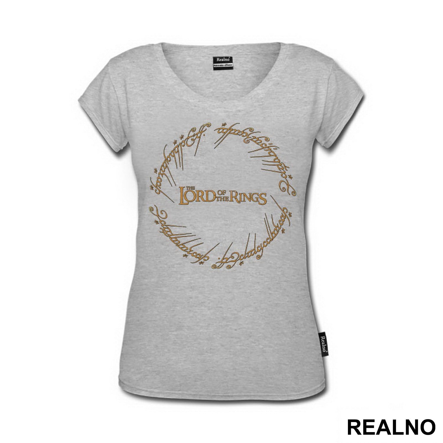 Elvish And Logo - Lord Of The Rings - LOTR - Majica