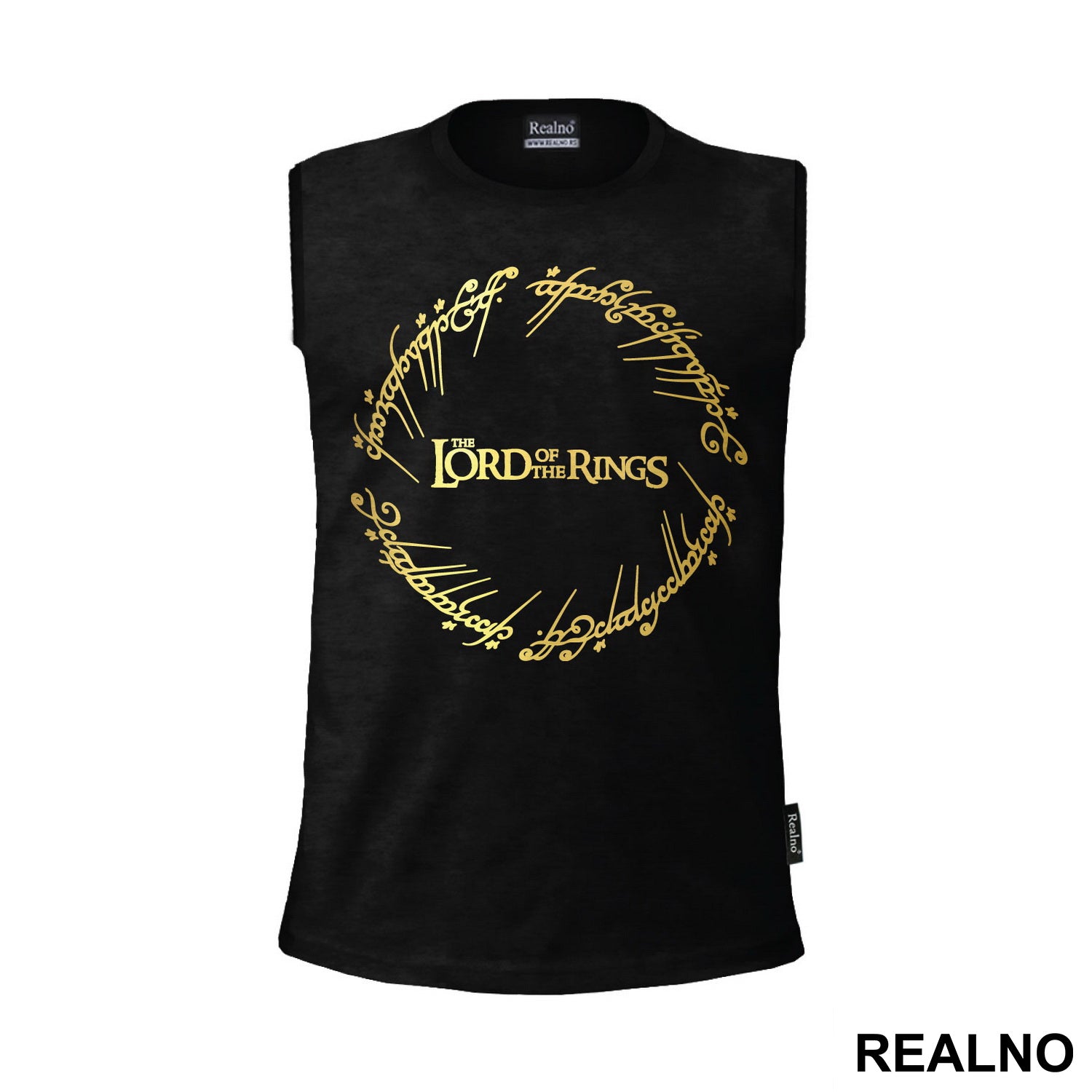 Elvish And Logo - Lord Of The Rings - LOTR - Majica