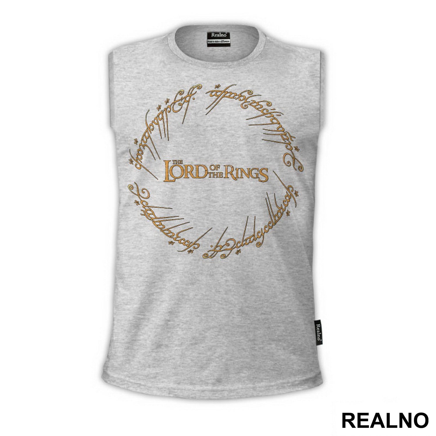 Elvish And Logo - Lord Of The Rings - LOTR - Majica