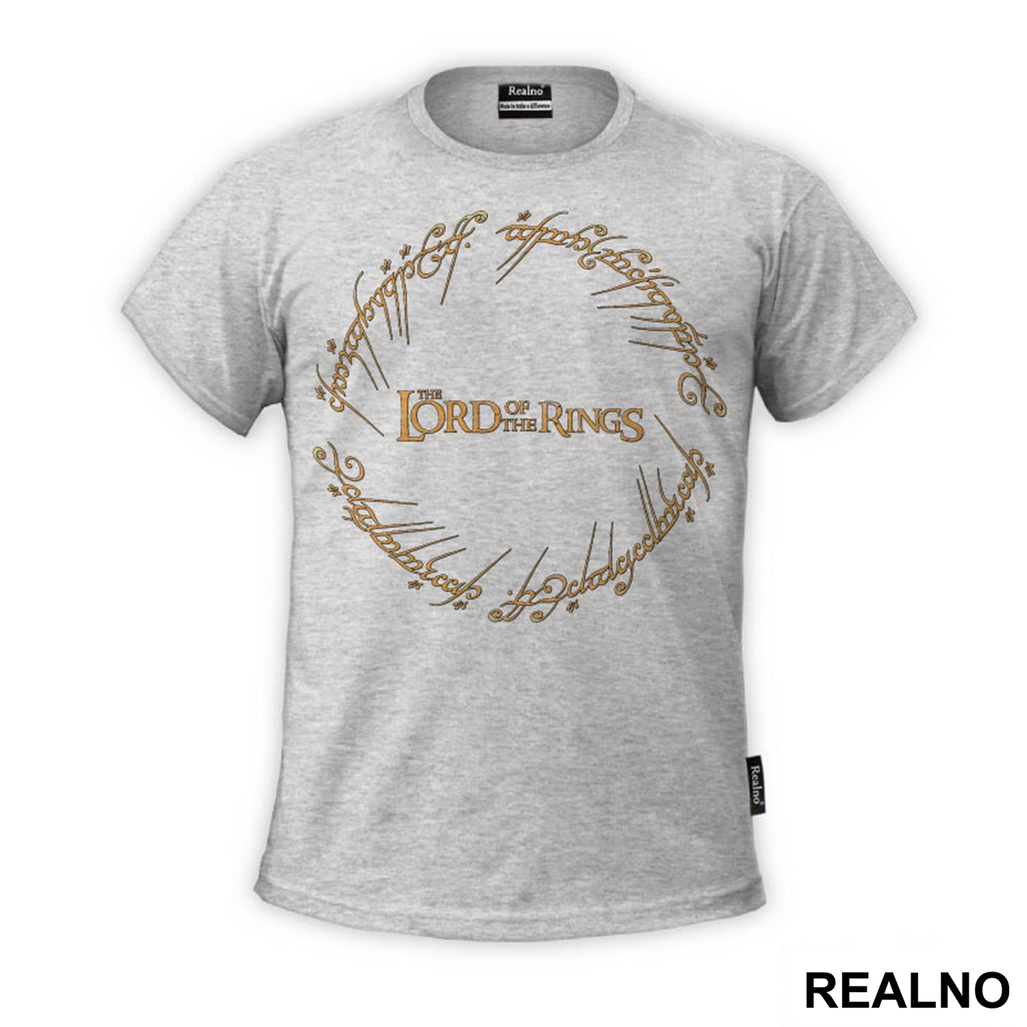 Elvish And Logo - Lord Of The Rings - LOTR - Majica