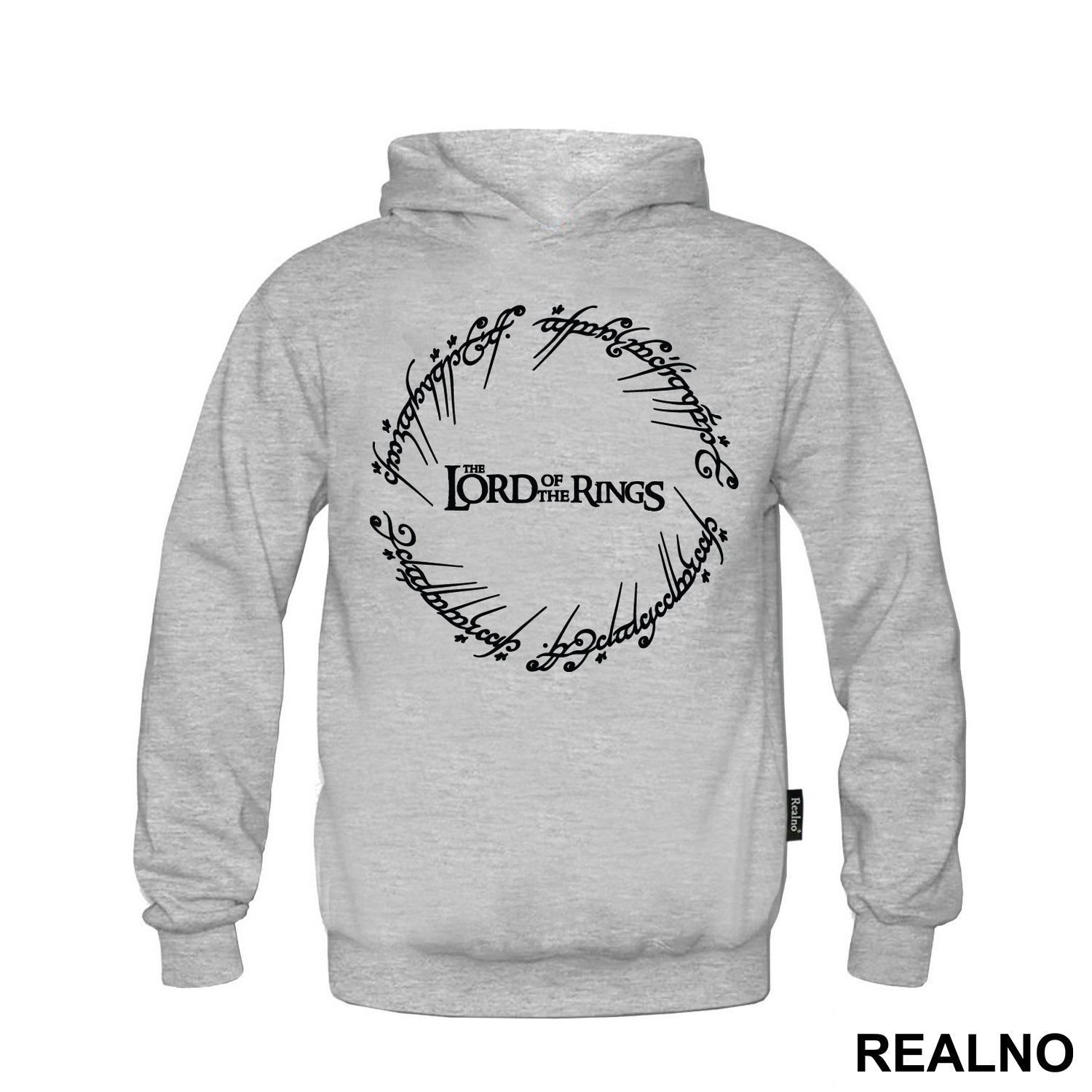 Elvish And Logo - Lord Of The Rings - LOTR - Majica