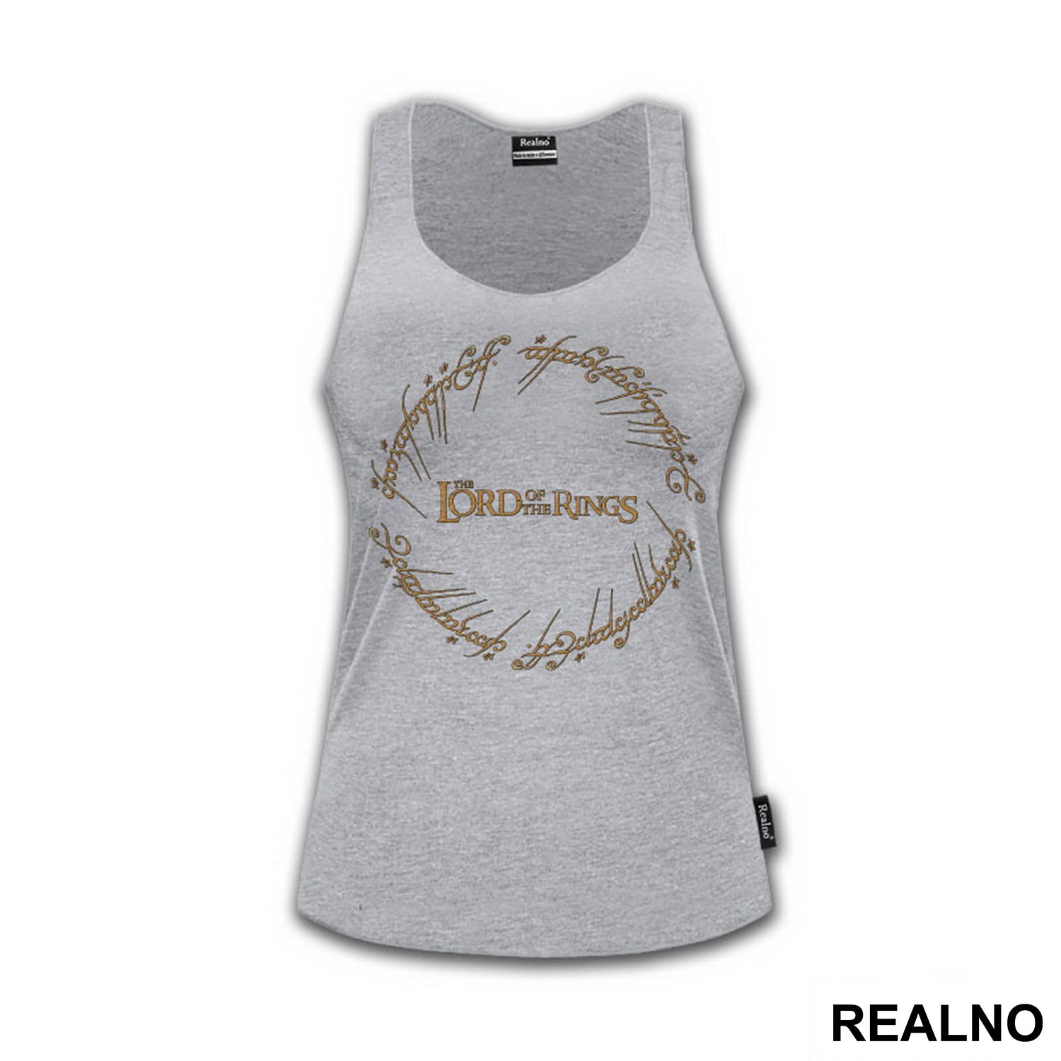 Elvish And Logo - Lord Of The Rings - LOTR - Majica