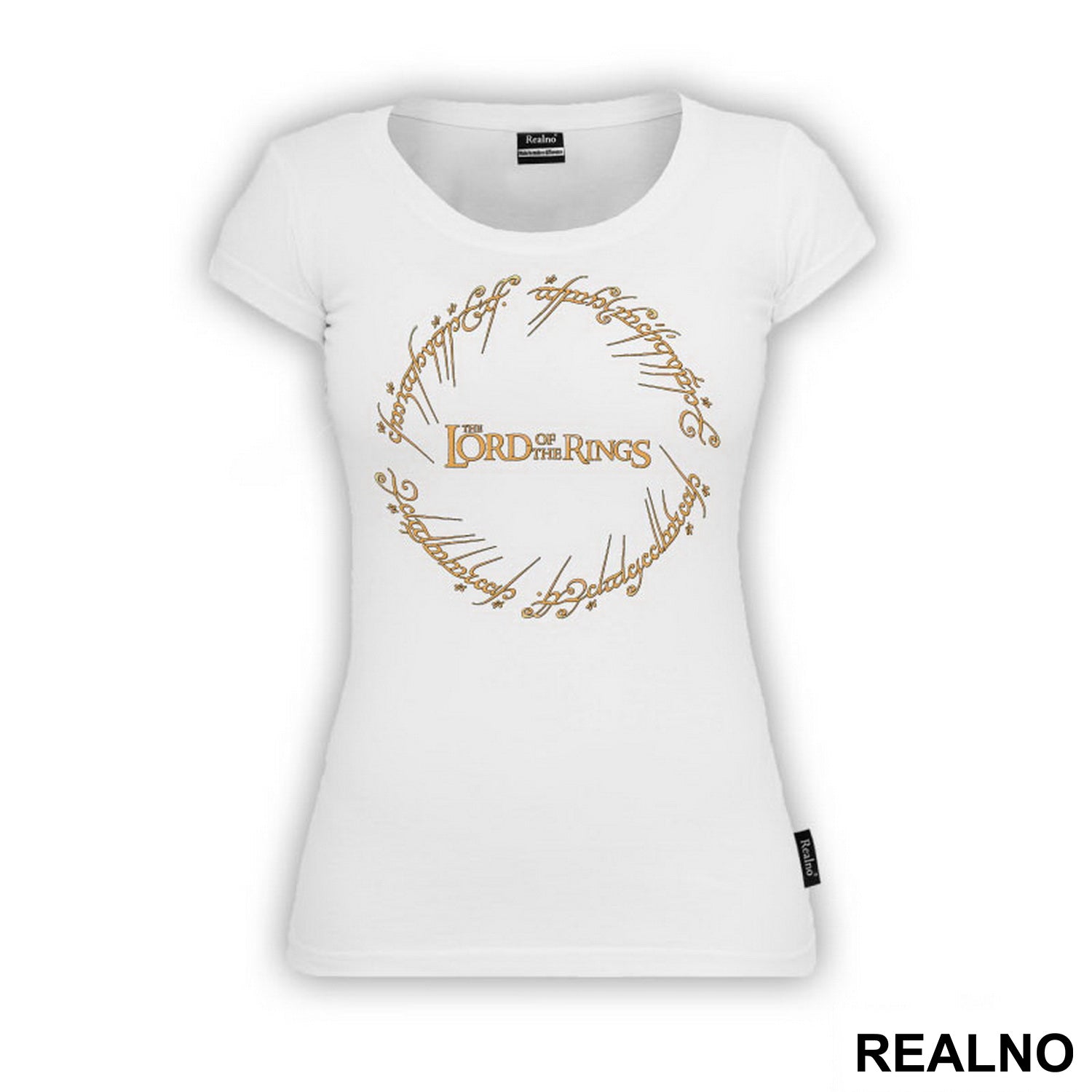 Elvish And Logo - Lord Of The Rings - LOTR - Majica