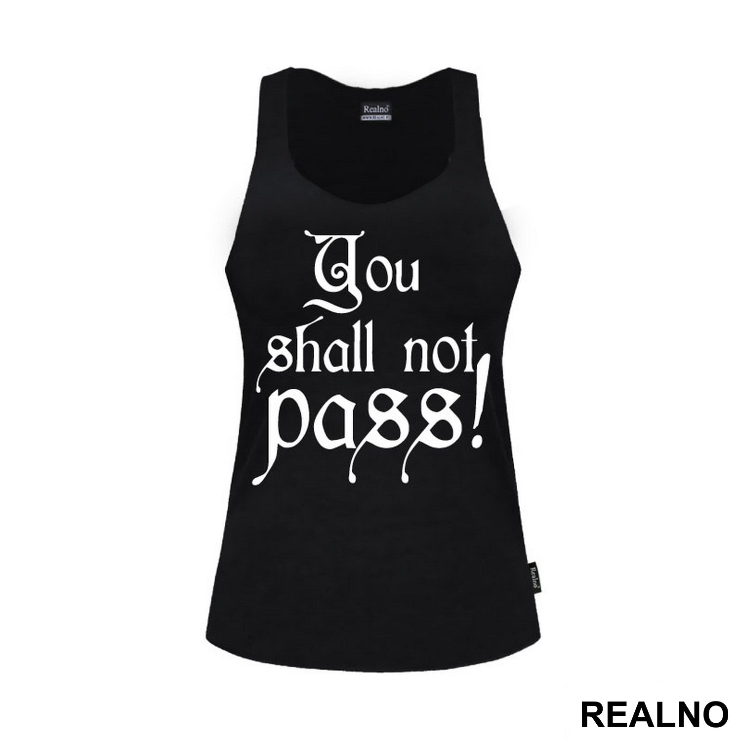 You Shall Not Pass - Black - Lord Of The Rings - LOTR - Majica