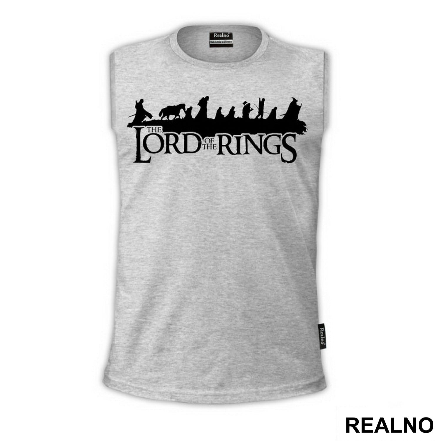 Black Silhouette - Fellowship Shadows- Lord Of The Rings - LOTR - Majica